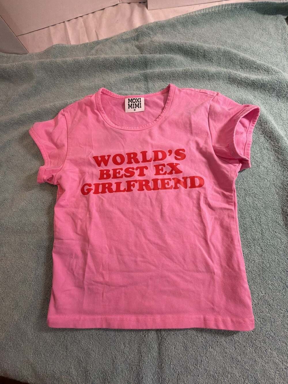 Moxi Mimi World's Best Ex Girlfriend Graphic T-Shirt Size M
